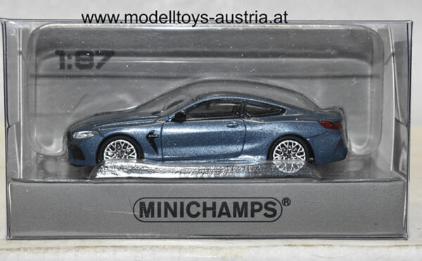 BMW G16 Coupe M8 Competition 2019 blau metallik 1:87 H0