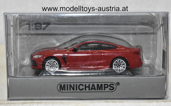 BMW G16 Coupe M8 Competition 2019 rot 1:87 H0