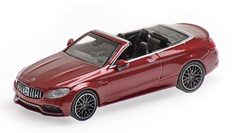 Mercedes Benz A205 C63 AMG Cabrio 2016 rot metallik 1:87 HO