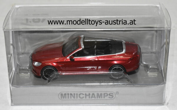 Mercedes Benz A205 C63 AMG Cabrio 2016 rot metallik 1:87 HO