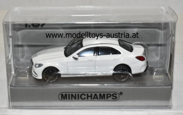Mercedes Benz C63 AMG Limousine 2019 weiss 1:87 HO