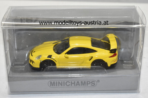 Porsche 911 991 Coupe GT3 RS 2015 gelb 1:87 HO