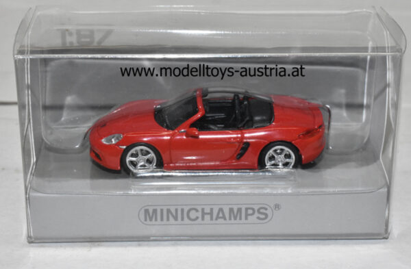 Porsche 718 Boxster Cabrio 2016 rot 1:87 H0