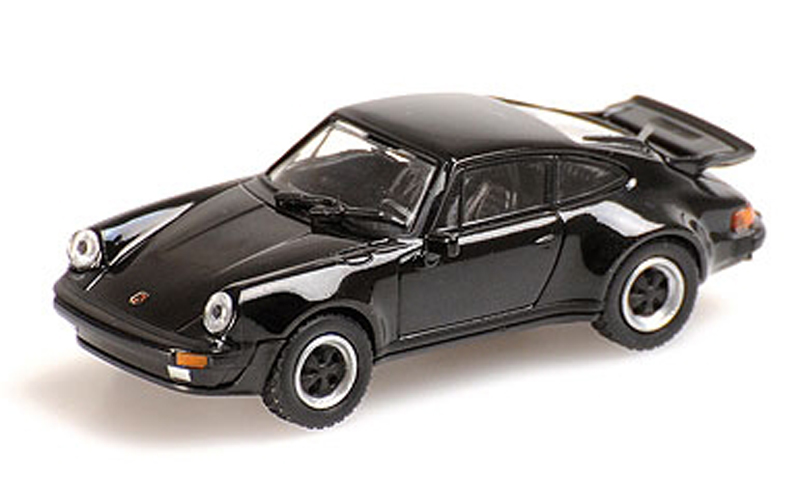 Porsche 911 930 Coupe G Modell Turbo 1977 schwarz 1:87 HO