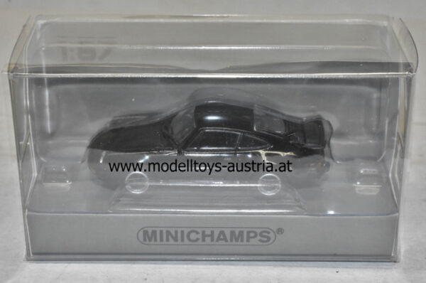 Porsche 911 930 Coupe G Modell Turbo 1977 schwarz 1:87 HO