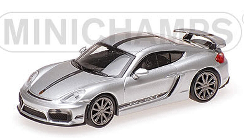 Porsche Cayman GT4 Coupe 2016 silber 1:87 HO