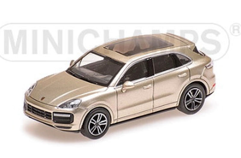 Porsche Cayenne Turbo SUV 2017 grau metallik 1:87 HO
