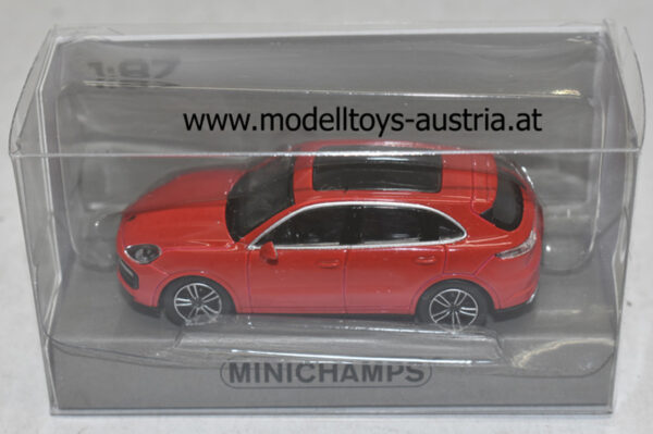 Porsche Cayenne Turbo SUV 2017 rot 1:87 HO
