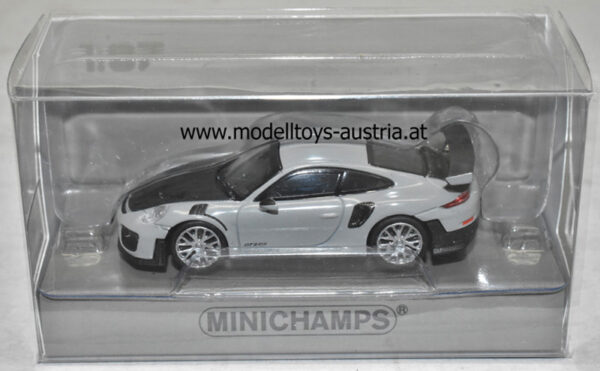 Porsche 911 991 Coupe GT2 RS 2018 grau mit CARBON Kofferraumdeckel 1:87 HO