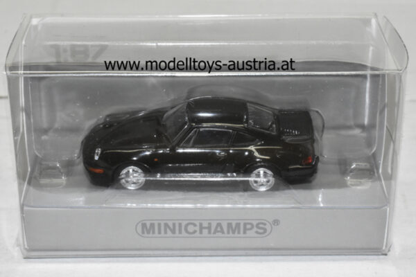 Porsche 911 964 Coupe Turbo 1990 schwarz 1:87 HO
