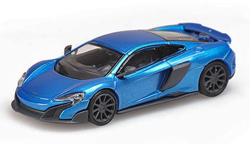 McLaren 675 LT Coupe Cerulean blau metallik 1:87 H0