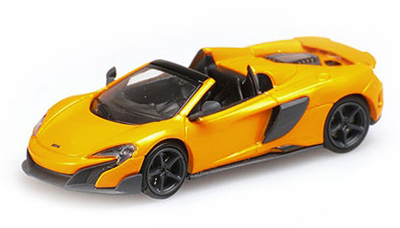 McLaren 675 LT Spider Volcano gelb metallik 1:87 H0