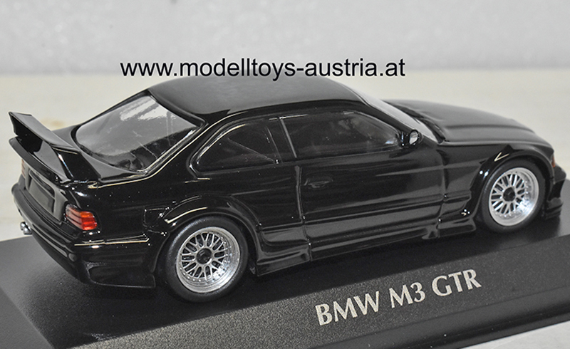 BMW E36 Coupe M3 GTR 1993 schwarz 1:43