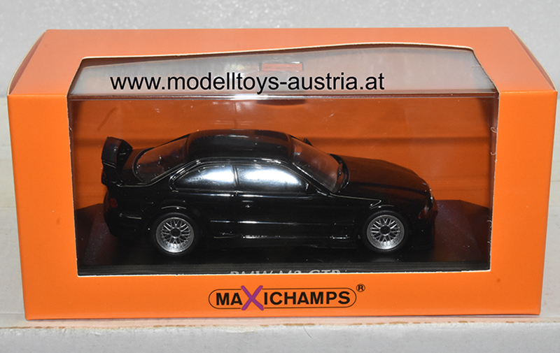 BMW E36 Coupe M3 GTR 1993 schwarz 1:43