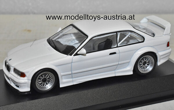 BMW E36 Coupe M3 GTR 1993 weiss 1:43