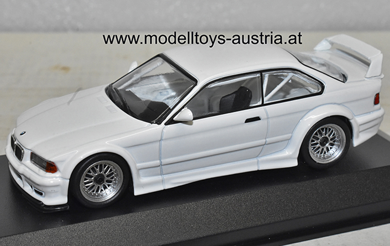 BMW E36 Coupe M3 GTR 1993 weiss 1:43
