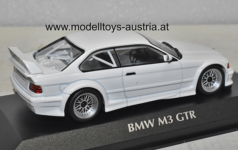 BMW E36 Coupe M3 GTR 1993 weiss 1:43