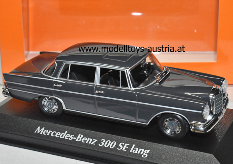 Mercedes Benz W112 Limousine 300 SE Lang 1963 dunkelgrau 1:43