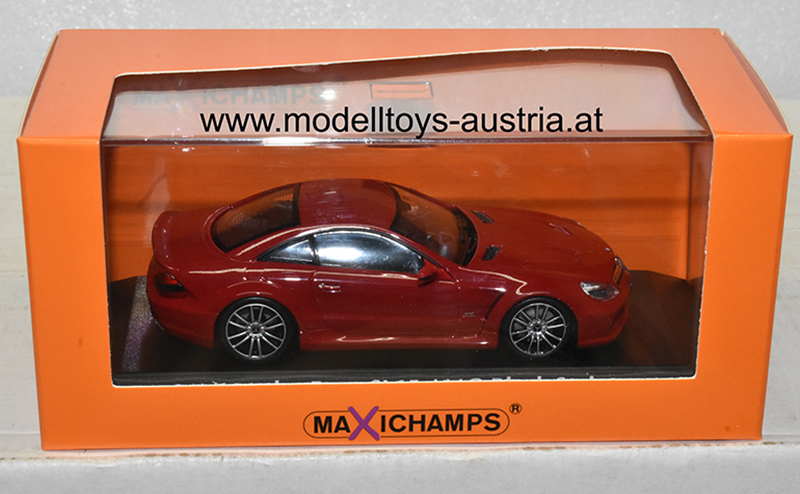 Mercedes Benz R230 SL 65 AMG Coupe BLACK SERIES 2009 rot 1:43