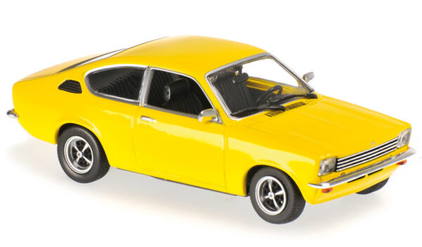Opel Kadett C Coupe 1974 gelb 1:43 Maxichamps