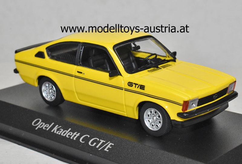 Opel Kadett C Coupe GT/E 1978 gelb 1:43