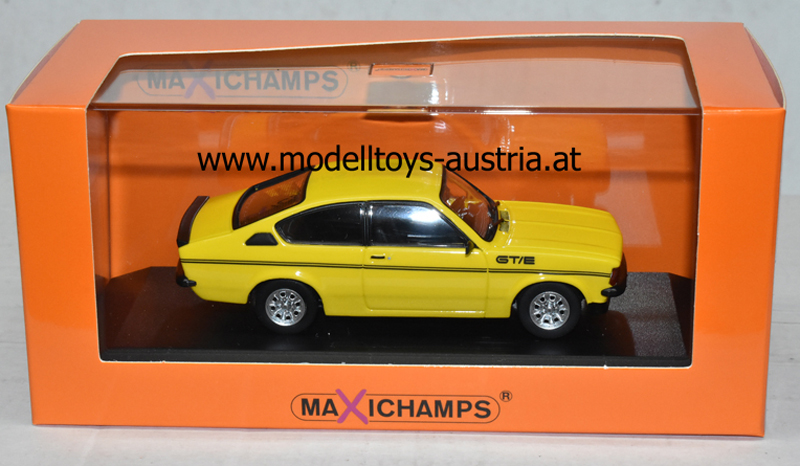 Opel Kadett C Coupe GT/E 1978 gelb 1:43