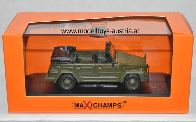 VW 181 Kübelwagen 1979 matt olive 1:43 Militär