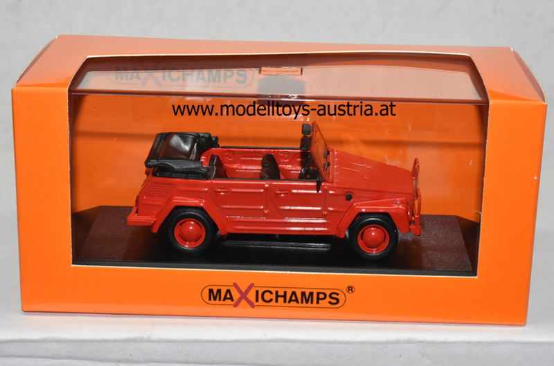 VW 181 Kübelwagen 1979 rot 1:43