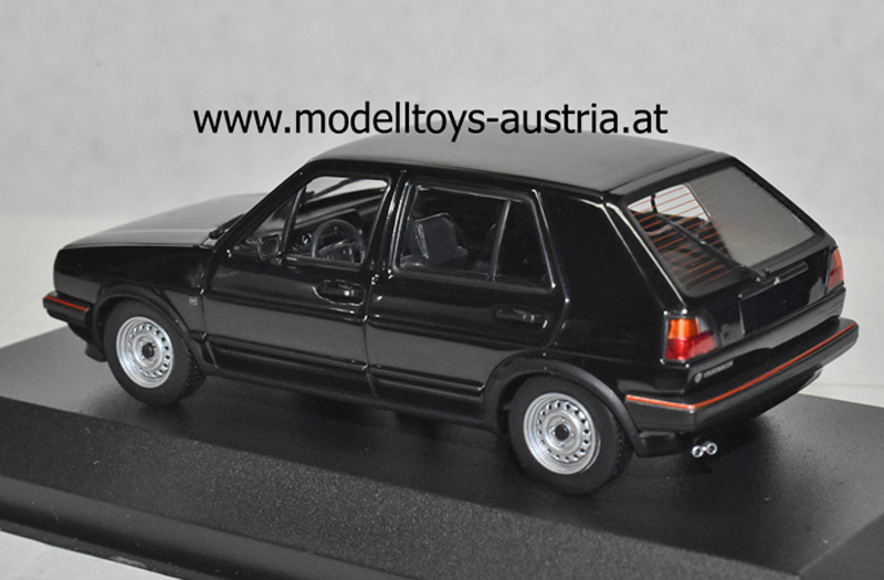 VW Golf II GTI 1985 4 türig schwarz 1:43