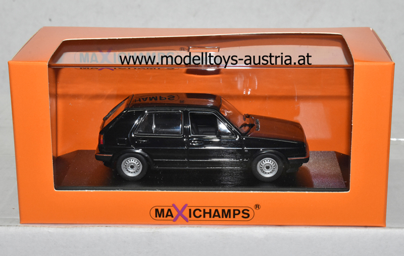 VW Golf II GTI 1985 4 türig schwarz 1:43