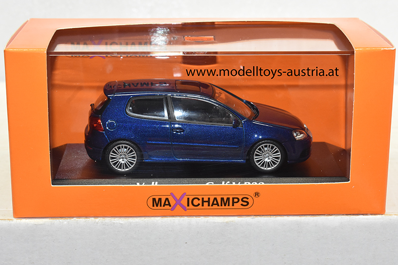 VW Golf V Golf 5 Limousine R32 2005 blau 1:43