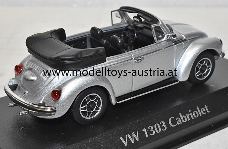 VW Käfer 1303 Cabrio 1979 silber metallic 1:43