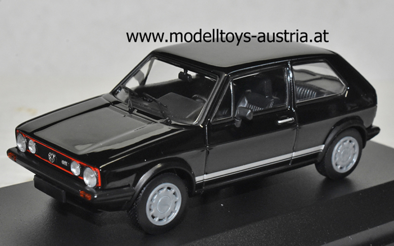 VW Golf I GTI 1983 schwarz / grau 1:43