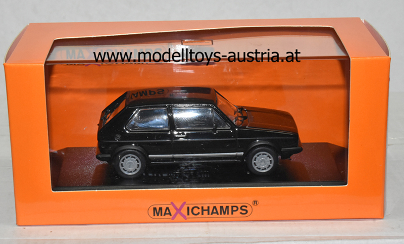VW Golf I GTI 1983 schwarz / grau 1:43