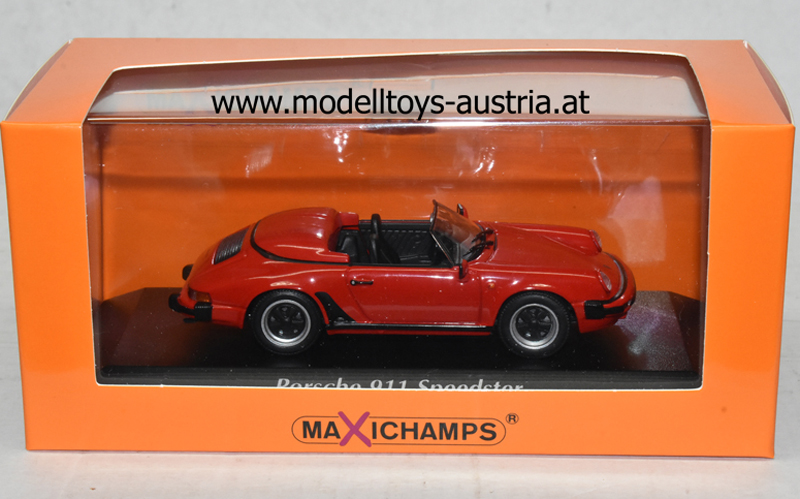 Porsche 911 G Modell Speedster 1988 rot 1:43