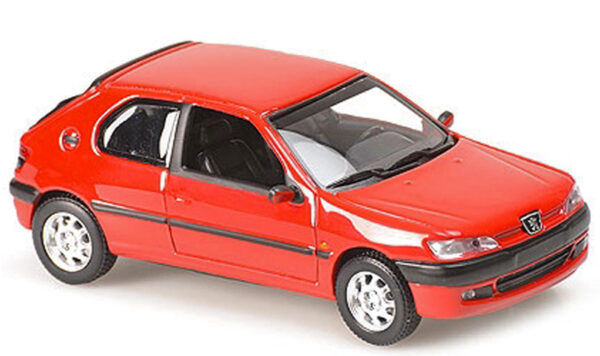 Peugeot 306 Limousine 2 türig 1998 rot 1:43