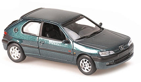 Peugeot 306 Limousine 2 türig 1998 grün metallik 1:43