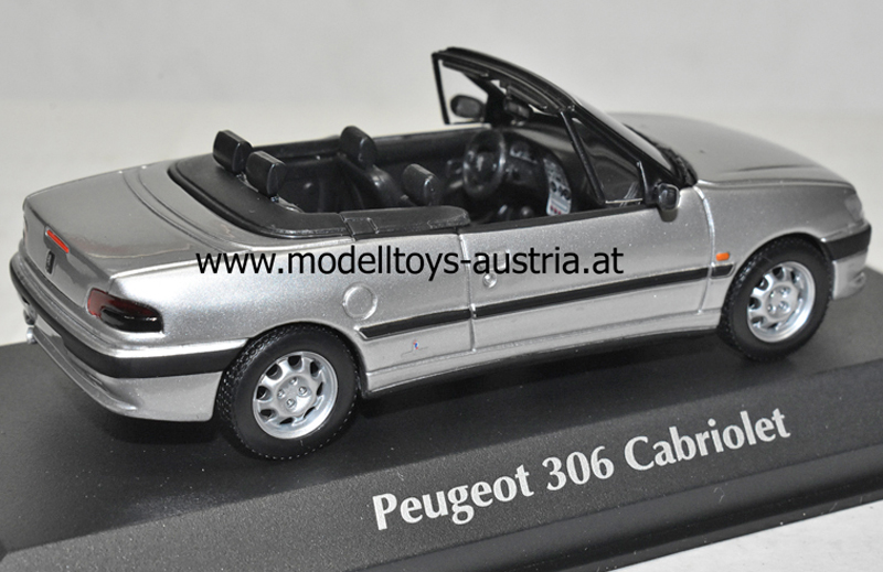 Peugeot 306 Cabrio 1998 silber metallik 1:43