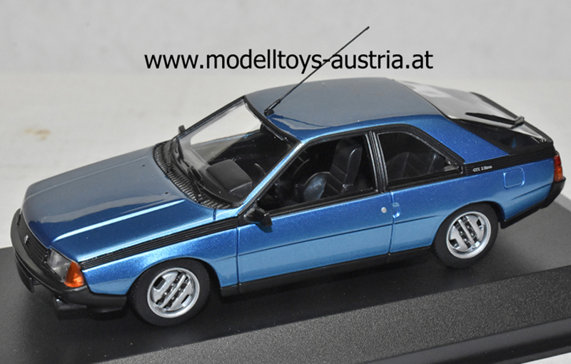 Renault Fuego 1984 blau metallik 1:43