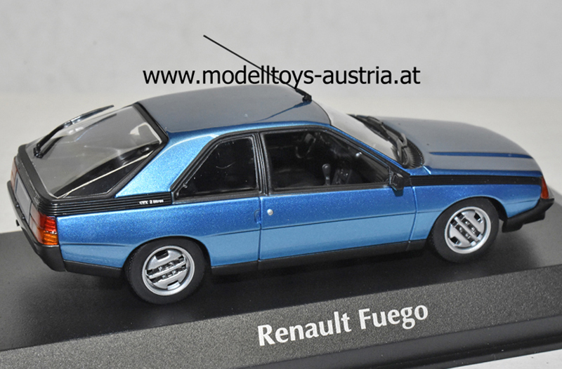 Renault Fuego 1984 blau metallik 1:43