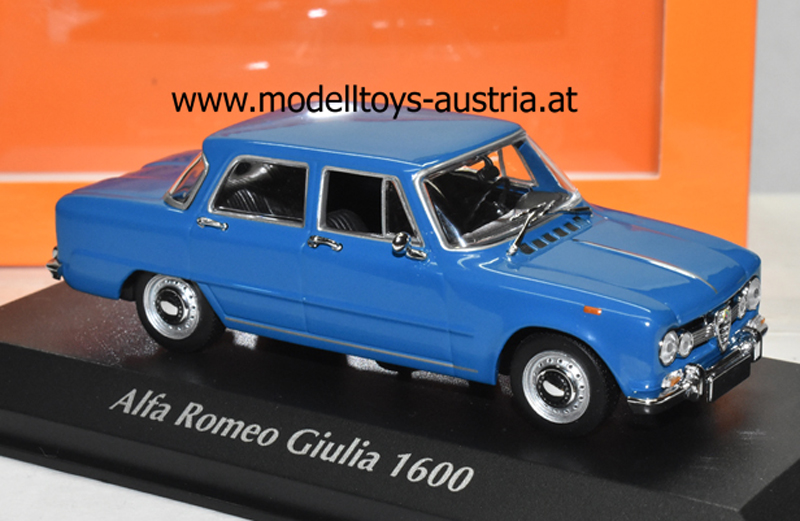 Alfa Romeo Giulia 1600 1970 blau 1:43