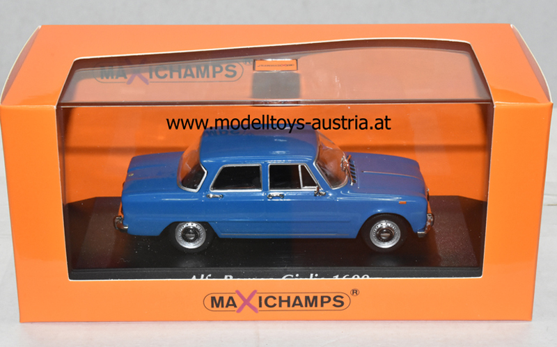 Alfa Romeo Giulia 1600 1970 blau 1:43