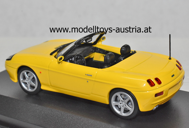 Fiat Barchetta Cabrio 1995 gelb 1:43