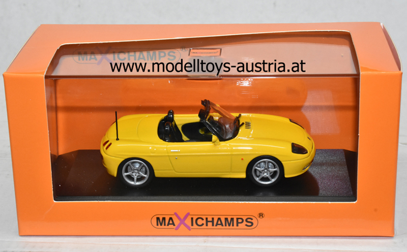 Fiat Barchetta Cabrio 1995 gelb 1:43