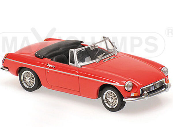 MG B Cabrio 1962 - 1969 rot 1:43 Maxichamps