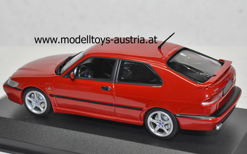 Saab 9-3 Viggen 1999 dunkel rot 1:43