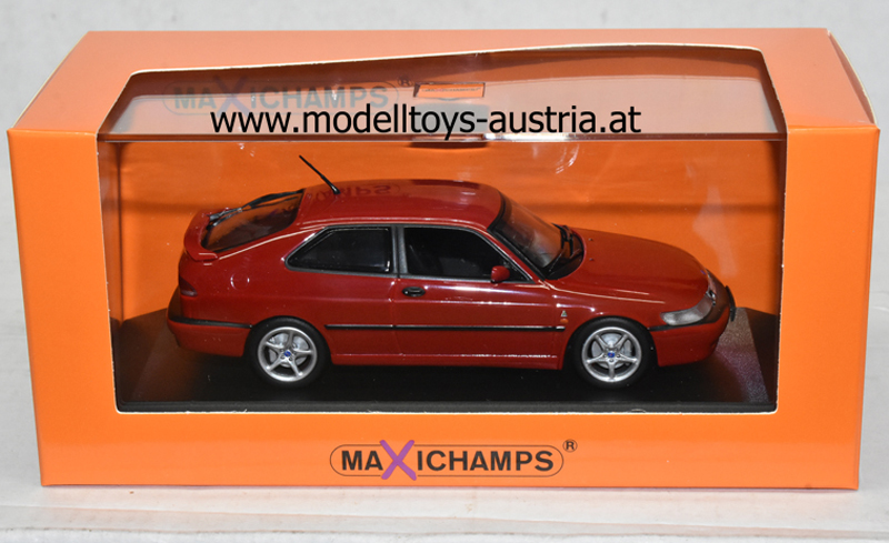 Saab 9-3 Viggen 1999 dunkel rot 1:43