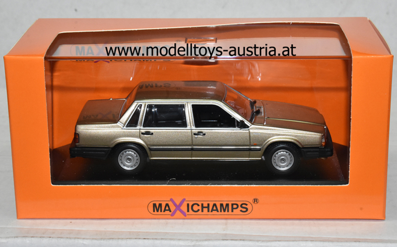 Volvo 740 GL Limousine 1986 gold metallik 1:43