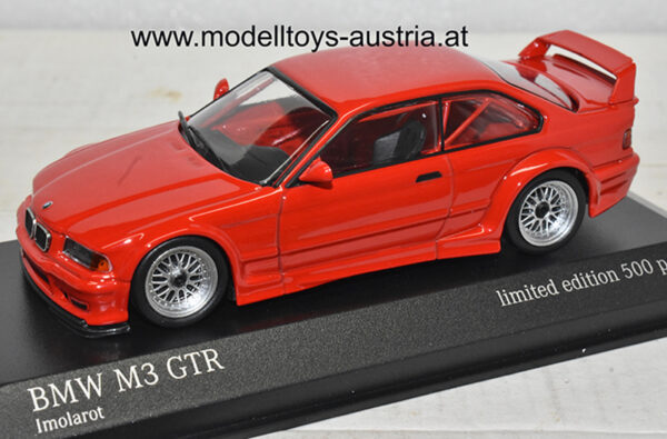 BMW E36 Coupe M3 GTR 1993 rot 1:43