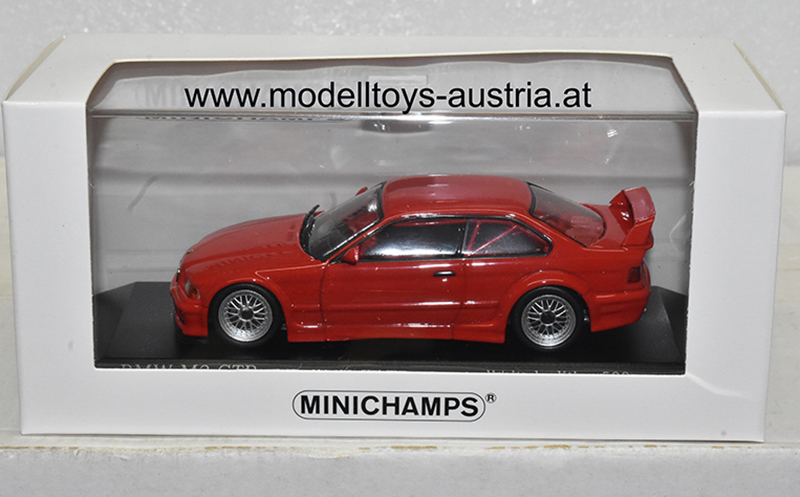 BMW E36 Coupe M3 GTR 1993 rot 1:43